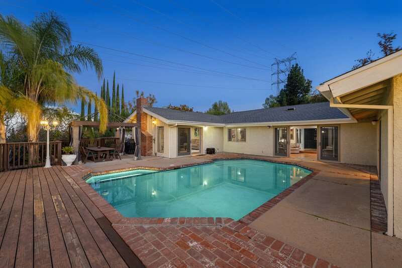 Casa con vista a la alberca